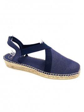 espadrille toile bout fermé elastic verona